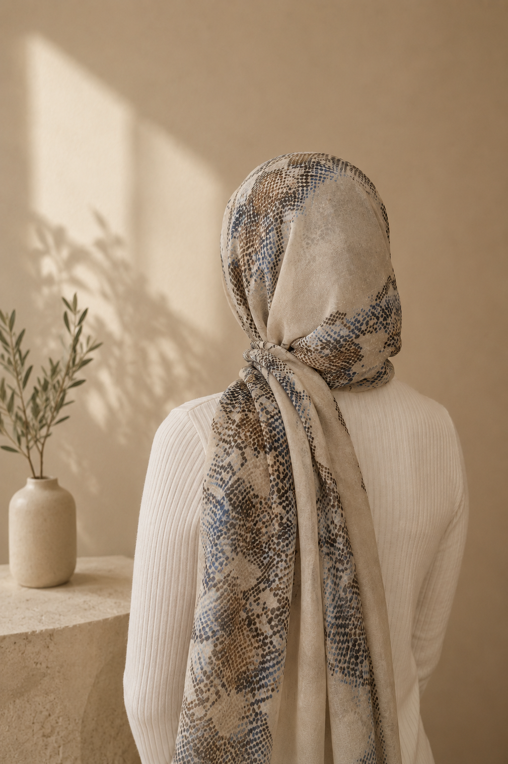 Blue Mosaic Essential Viscose