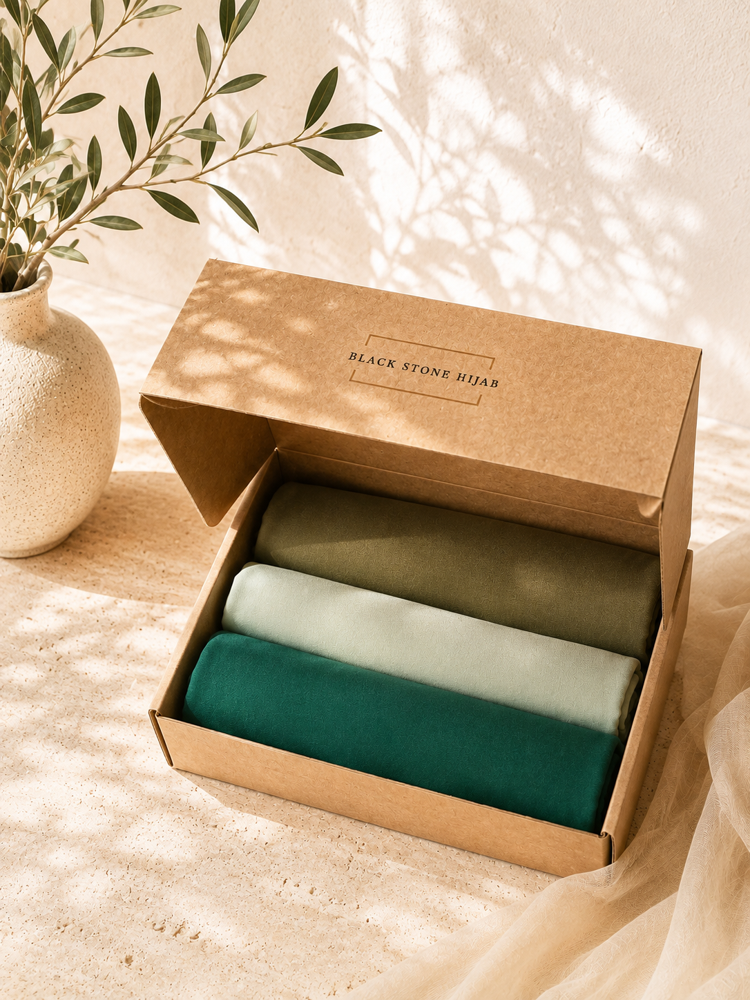 Evergreen Chiffon Set