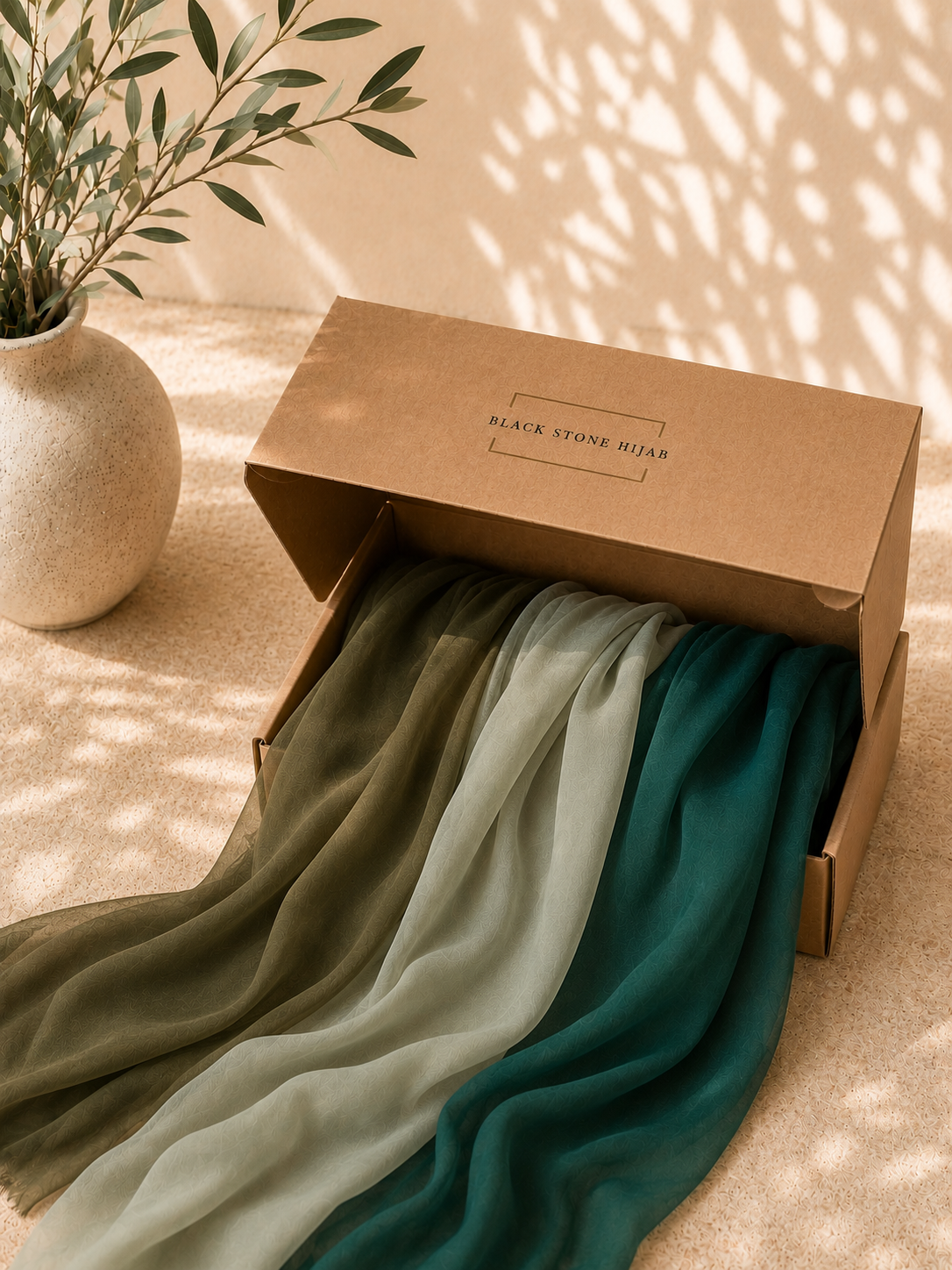 Evergreen Chiffon Set