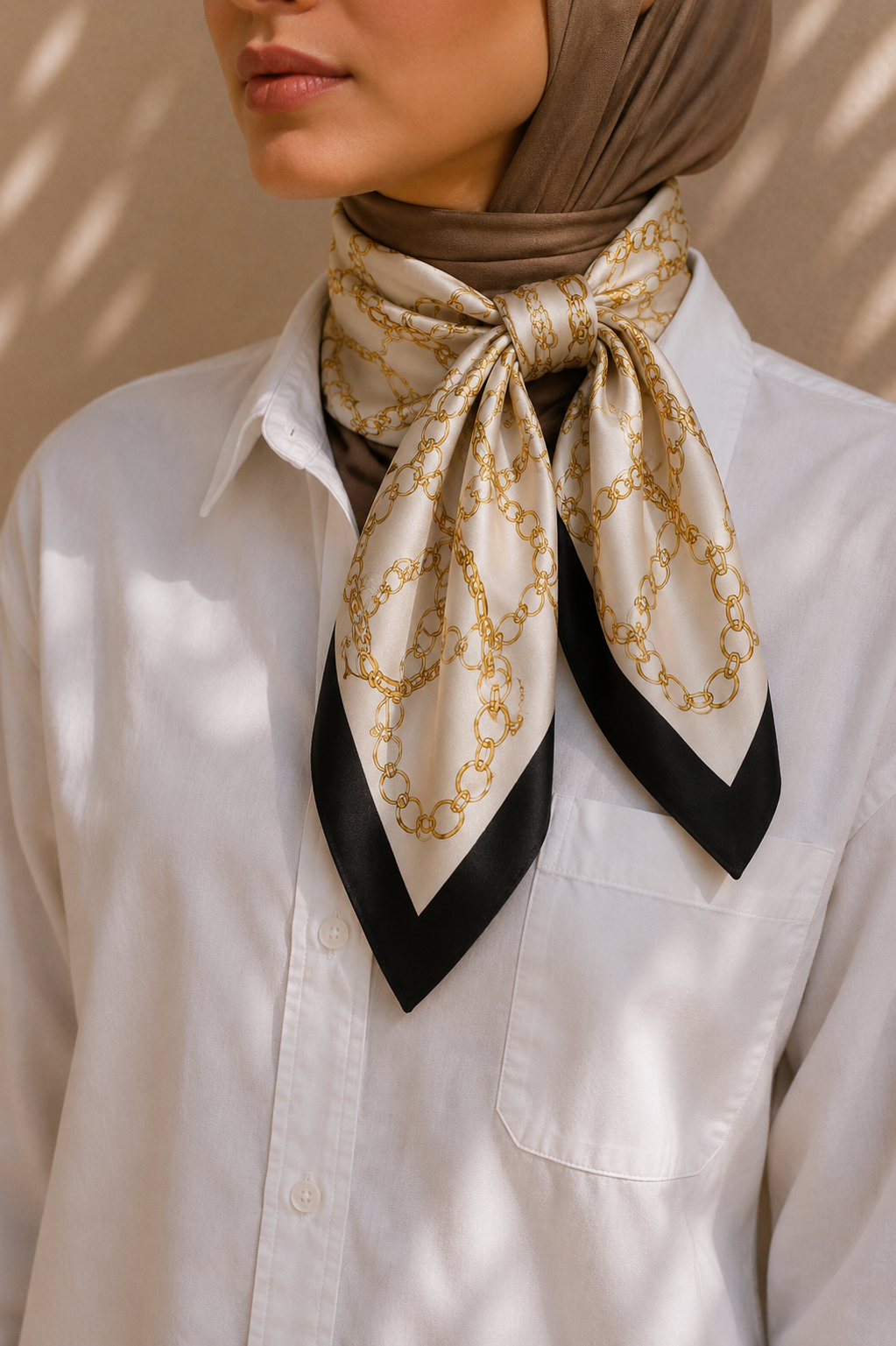 Capri Satin Square Hijab