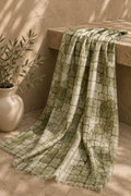 Moss Grid Essential Viscose