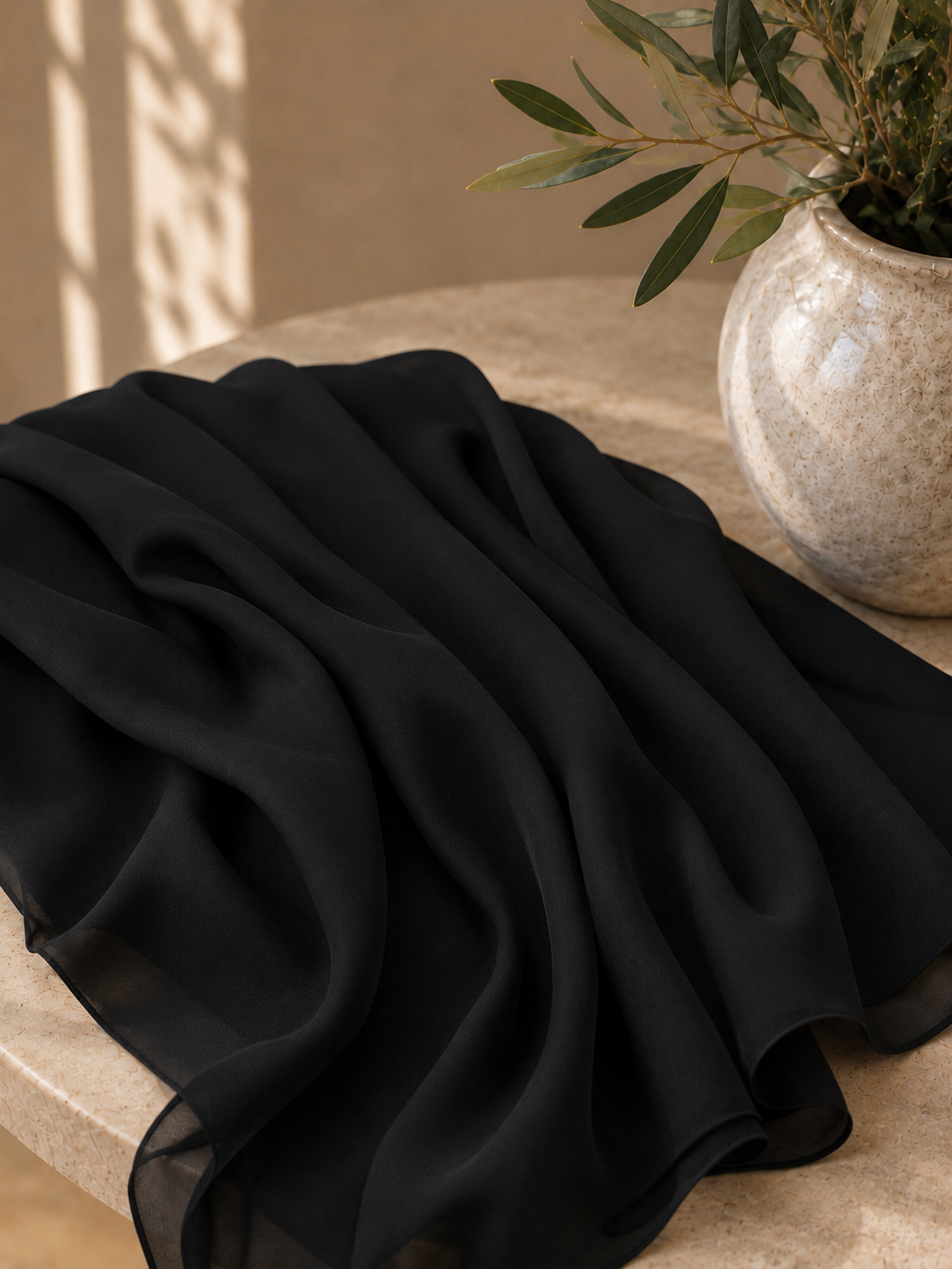 Black Chiffon